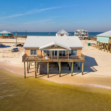 Sun Spot - True Gulf Front Private Home With Lovely Gulf Side Deck, Home Дофин-Айленд Экстерьер фото