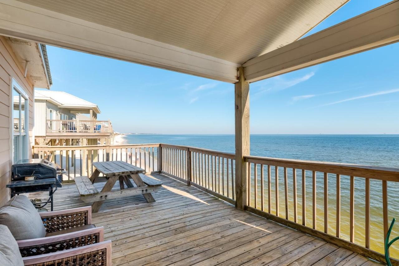 Sun Spot - True Gulf Front Private Home With Lovely Gulf Side Deck, Home Дофин-Айленд Экстерьер фото