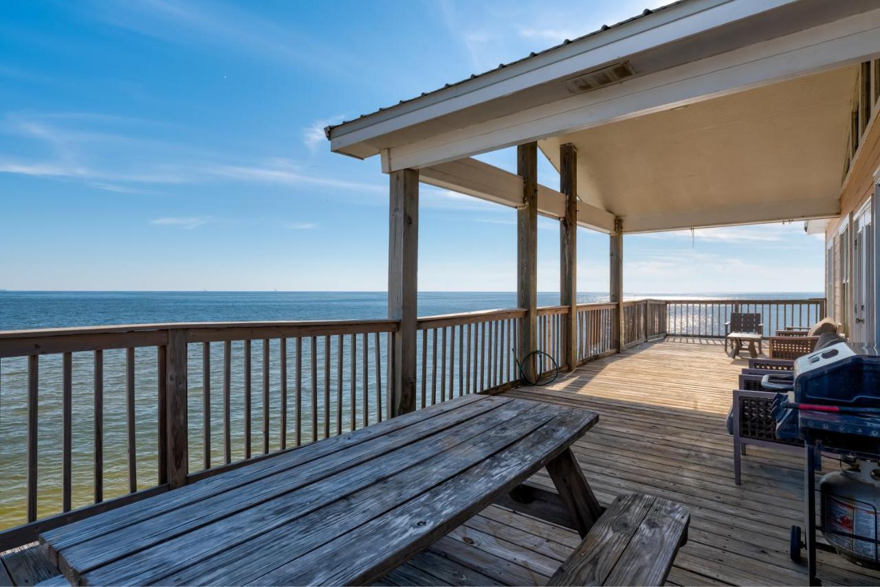 Sun Spot - True Gulf Front Private Home With Lovely Gulf Side Deck, Home Дофин-Айленд Экстерьер фото